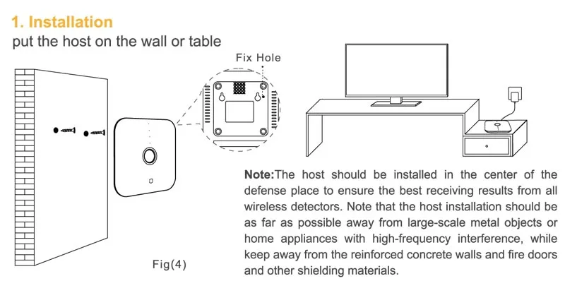 how to install the alarm system