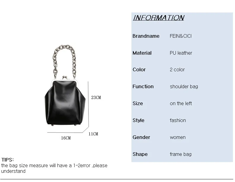 Retro female vintage acrylic chains bag party Clutch women frame shoulder handbag new luxury brand white black color