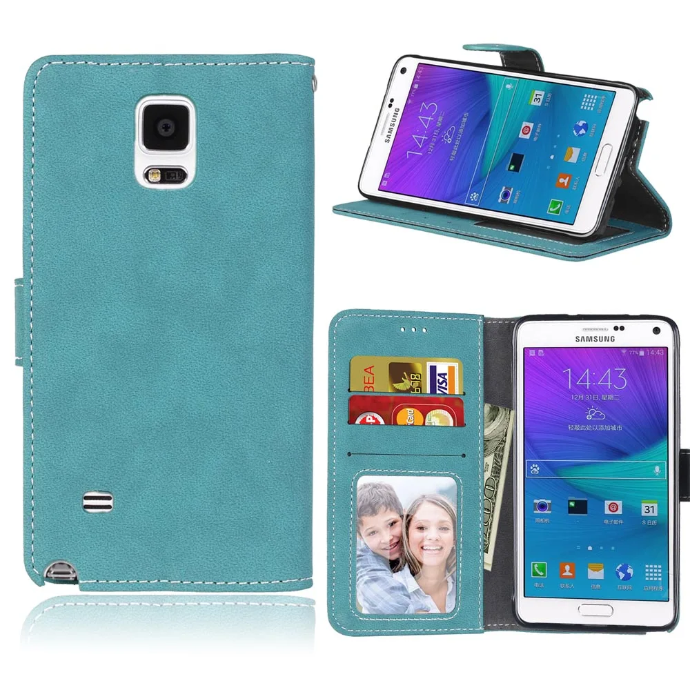 For Samsung Galaxy Note 4 Case Flip Cover For Samsung Galaxy Note 4