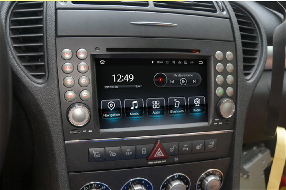 Clearance CAR CD player GPS Navigation FOR MERCEDES-BENZ SLK Class R171 SLK200/SLK230/SLK280 Car Audio Stereo Multimedia GPS Head unit 0