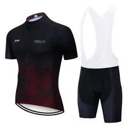 Велоспорт Джерси 2019 pro team летние шорты рукавом комплект велосипедная одежда estivo NW fietskleding wielrennen зомер heren