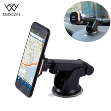 XMXCZKJ Universal Mount Mobile Phone Magnetic 360 Rotation Car Windshield Holder Stand For iPhone Samsung Xiaomi Smartphone GPS
