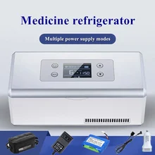 2018 Portable Insulin storage Cooler Bag Diabetic Insulin Cooler Box Rechargeable fridge Mini refrigerator ice box travel bag insulin refrigerator cooler medical travel insulin storage box cool case bag medicine interferon insulin pen small refrigerator