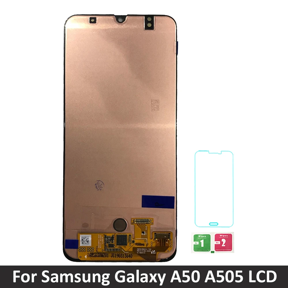

Super Amoled LCD Display For Samsung galaxy A50 A505F/DS A505F A505FD A505A Touch Screen Digitizer Assembly For Samsung A50 LCD