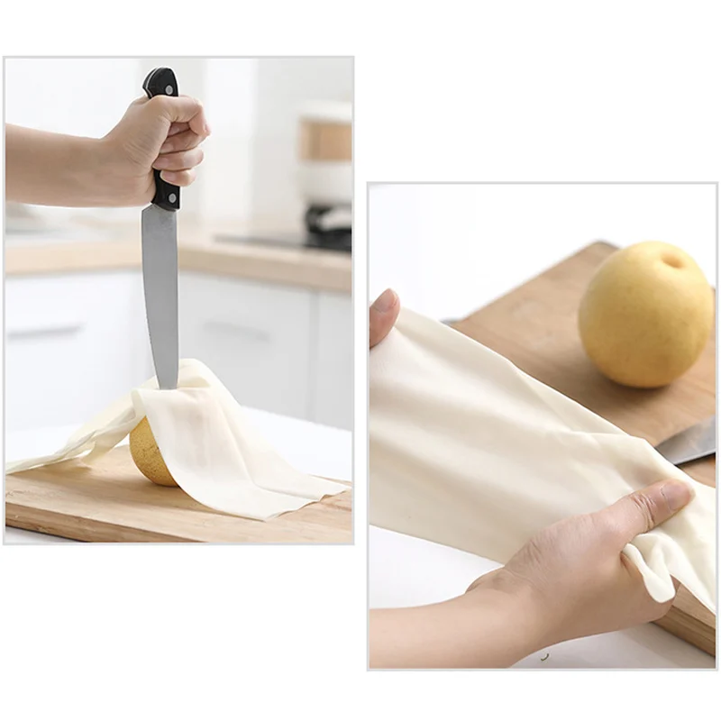 Nitrile Gloves Dishwashing Gloves Cleaning Gloves Resistant Grease Solvent Non-slip Kitchen Dish Washing Household Cleaning Scratch Resistant Nitrile Gloves