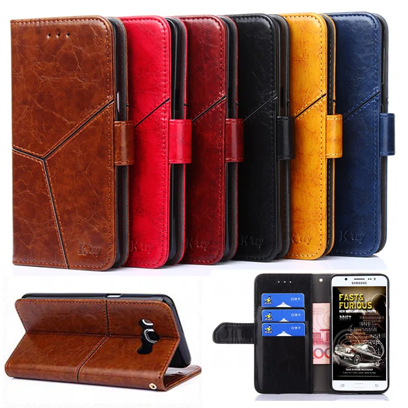 

YeLun New case For Lenovo P2 P1 P1M S8 K80 P90 K3 A7600 A5000 A7000 A6000 Geometric Flip PU Leather back cover Shell