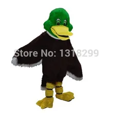 Талисман зеленая голова Кряква маскарадный костюм карнавальный костюм-маскот