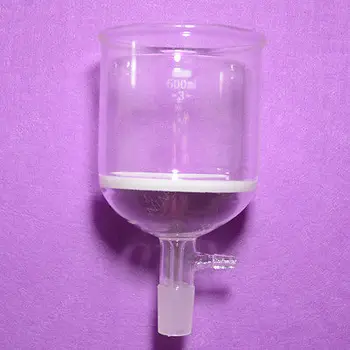 

500ML,24/29 Ground Joint,Filter Funnel,10MM Hose Connection,Porosity 3#