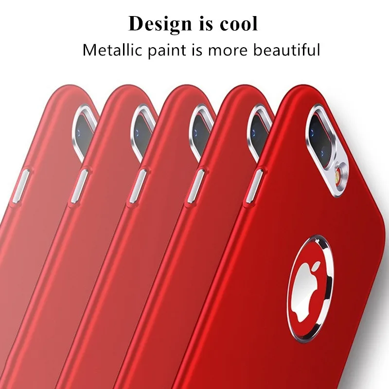 Funda mate de lujo para iPhone 6 6 s 7 8 Plus X Xs Max XR goma a prueba de golpes silicona TPU suave funda para iPhone 7 Plus 8