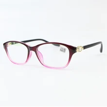 Женские очки для чтения, лупа, фиолетовый, красный градиент, Лоскутная цветная квадратная оправа, очки с инкрустацией жемчугом, дужки, дизайнерские очки