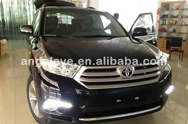 Для TOYOTA Highlander 12 светодиодов DRL Дневной ходовой светильник 2012-2013 год YDC