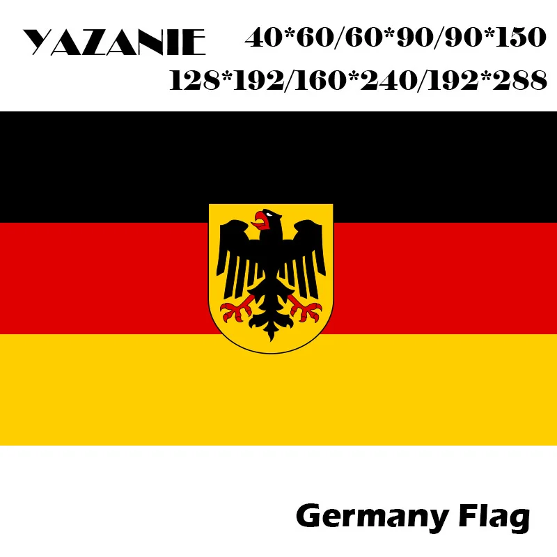 YAZANIE 60*90 см/90*150 см/120*180 см/160*24 см Орел с герба Германии пользовательский флаг
