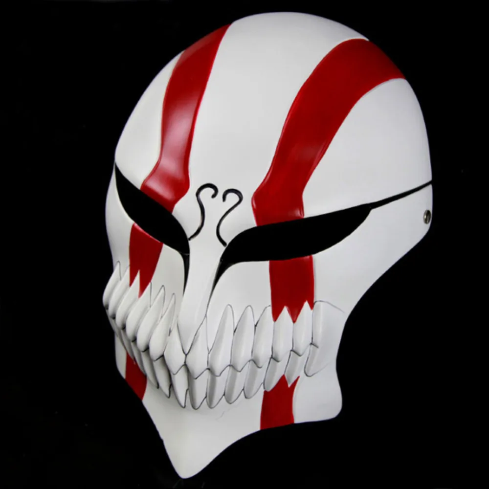 Bleach Mask Kurosaki ichigo Mask Cosplay Helmet Halloween Resin Mask Props Gifts Party High Quality Costume Accessory