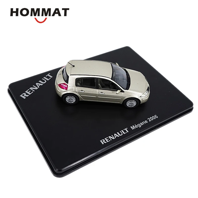 HOMMAT моделирование 1:43 Renault Megane 2006 модель автомобиля игрушка литой автомобиль модель автомобиля Коллекционные Подарочные игрушки для детей мальчиков - Цвет: Copper