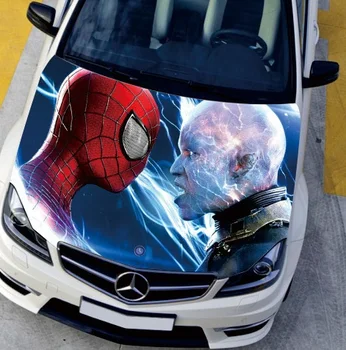 

Customizable Car Styling Creative Waterproof HD Inkjet Head Sticker Paint Protection Film Car Hood Sticker Anime Car Hood Decal