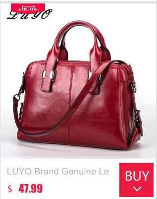 LUYO Fashion Patent Leather OL Women Messenger Shoulder Bags Tote Bag Female Pochette Ladies Handbags Femmes Sac Brown Hobo