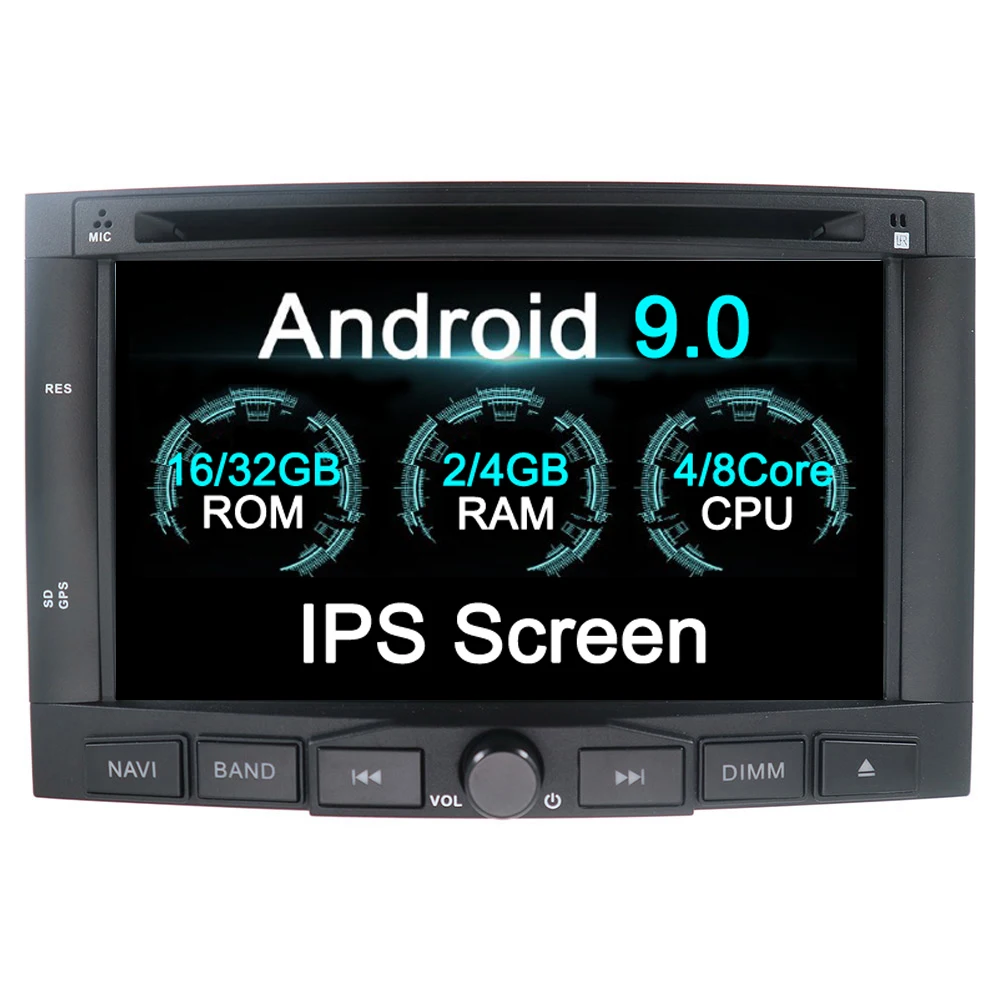 Автомобильный GPS навигатор Android 9 0 8 ядер ISP головное устройство радио экран для