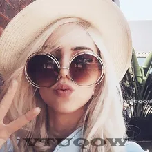 2019 Fashion Oversized Round Sunglasses Women Brand Designer Vintage Mirror Sunglass Female Sun Glasses For Women Eyewear UV400 2019 Fashion Oversized Round Sunglasses Women Brand Designer Vintage Mirror Sunglass Female Sun Glasses For Women Eyewear UV400