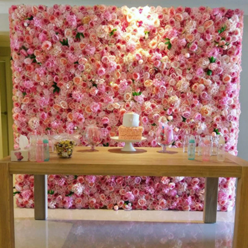 40x60 см Шелковый цветок розы Шампанское искусственный цветок для свадебного украшения цветок стены романтическая свадьба Рождество Декорация