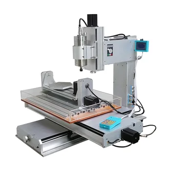 

Vertical type high performance 6040 CNC router Engraver column 2200w 5 axis with water tank for wood metal carving