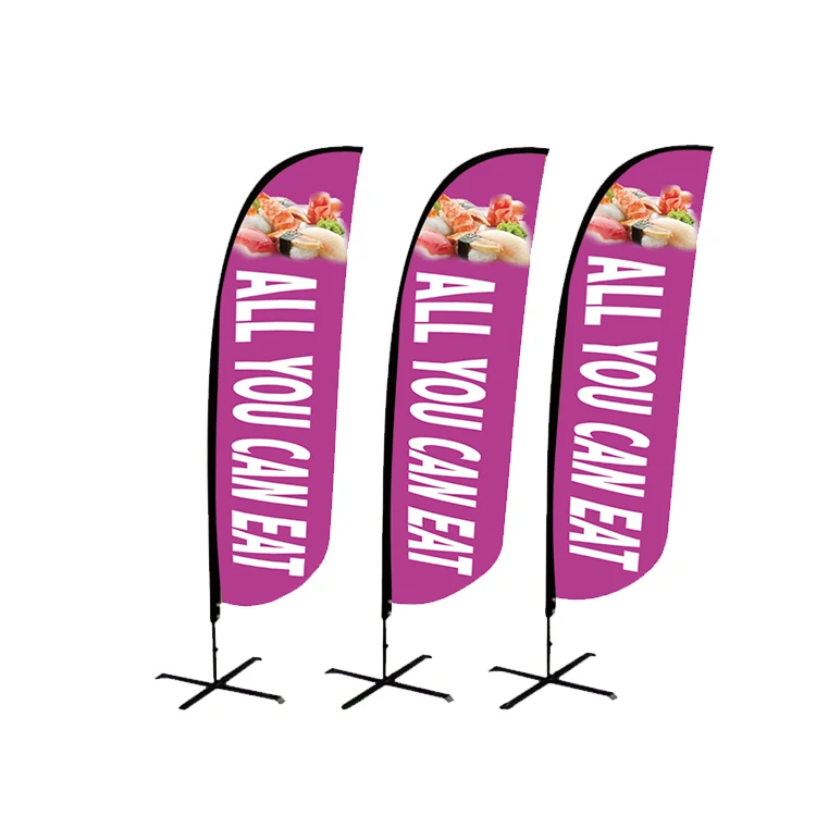 

Morning custom printing feather flag with flagpole and base for advertising outdoor or indoor