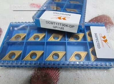 

Free Shipping carbide inserts DCMT11T304-GP Suitable for SDJCR Series Turning Facing External Lathe Tool