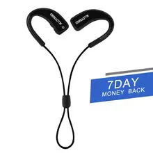 Alloyseed Беспроводной bluetooth гарнитуры плоский кабель Дизайн в ухо спорта Auriculares наушник bluetooth наушники громкой связи вызова
