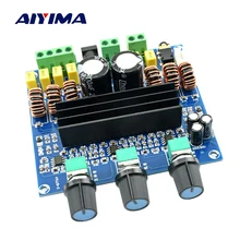 AIYIMA 2,1 Amplificador TPA3116D2 высокомощные Цифровые усилители аудио доска сабвуфер домашний усилитель 2x80 Вт+ 100 Вт DC 24 В