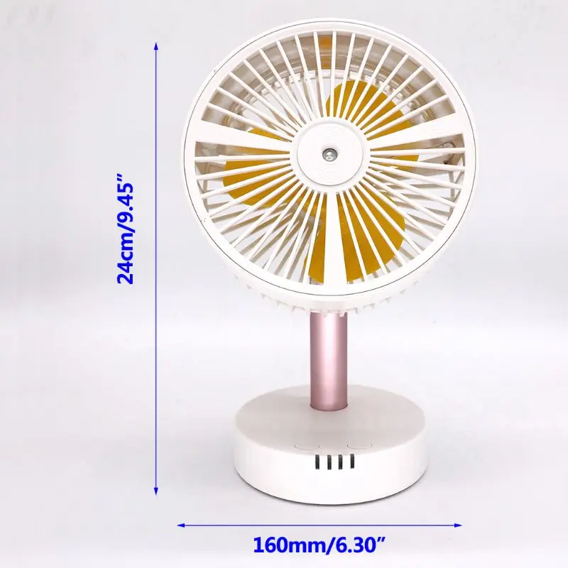Мини Портативный USB вентилятор воздушного охлаждения Регулируемая Тихая запотевание Веерообразное распыление Охладитель Для Дома Офиса улицы студенческого использования