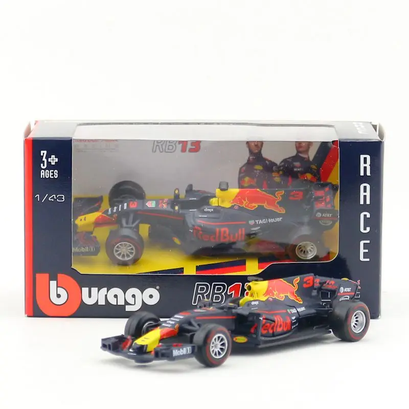 BBurago/1:43 Масштаб RB9 F1 Red Bull Infiniti Racing Team игрушечная Гоночная машина/литая под давлением образовательная Коллекция/модель/малыш/нежный подарок - Цвет: RB13 NO3