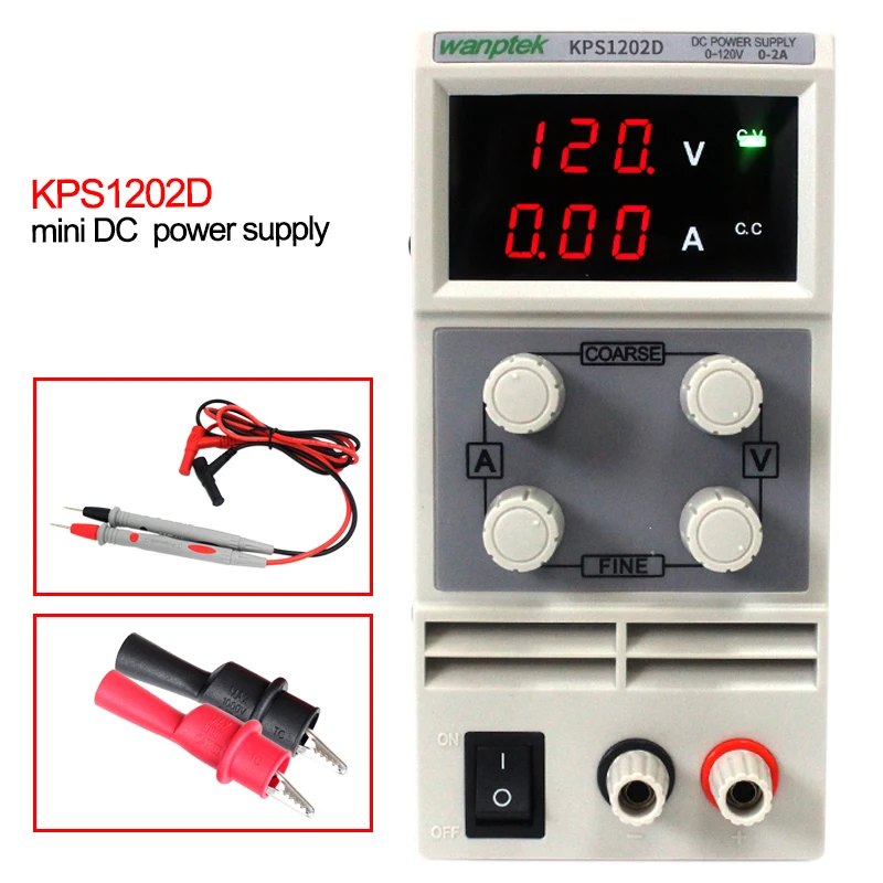 

New Digital Precision DC Power Supply Adjustable Stable Lab Grade Input AC110V 50Hz/60Hz Output 120V 2A laboratory power