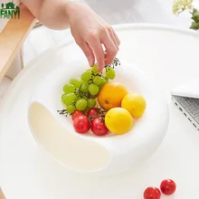 FANYI Multi-functional Creative Kitchen Tools Bilayer Snacks&Fruit Box Fashion Bedroom Desktop Jewelry Storage Box free shipping