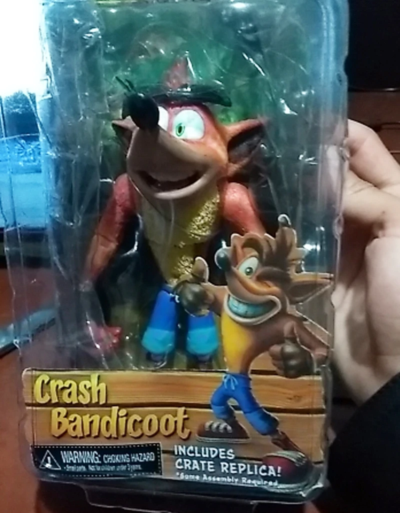 NECA оригинальная игра Crash Bandicoot Sane Трилогия ПВХ фигурка Коллекционная для детей игрушки подарки Brinquedos