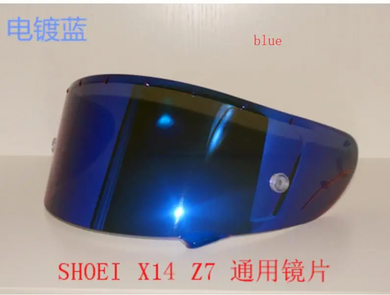 Белый муравей мотор мотоциклетная шляпа полный шлем с прозрачными линзами защитный шлем сертификации ECE 93 шлем - Цвет: blue visor