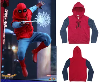 

SpiderMan coat Homecoming Jacket Unisex tops Cosplay Coat Hoodies Spiderman Peter Parker Hoodie Zipper Men's Costume tops
