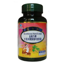 Free shipping soy lsoflavones vitamin e softgel 500 mg 60 pcs