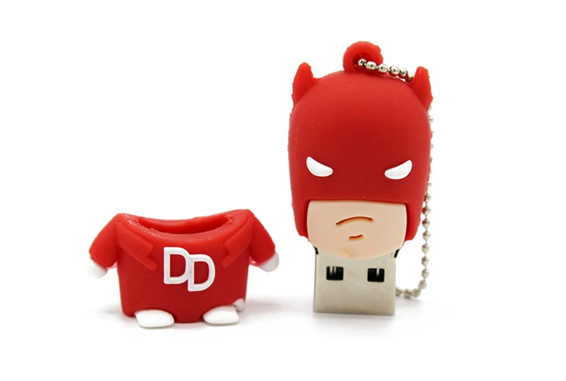 Cartoon characters usb flash disk 16GB 32G 64GB full capacity pen drive The Avengers memory stick mini plastic U disk super Hero