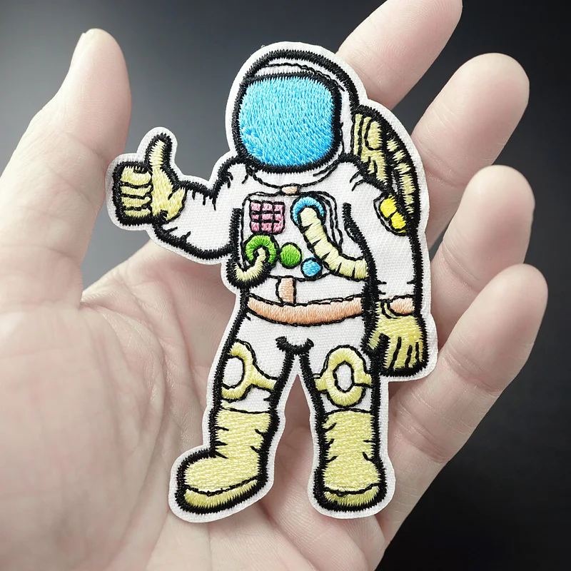 10pcs Astronaut Space Earth Embroidered Patch Iron On Patch