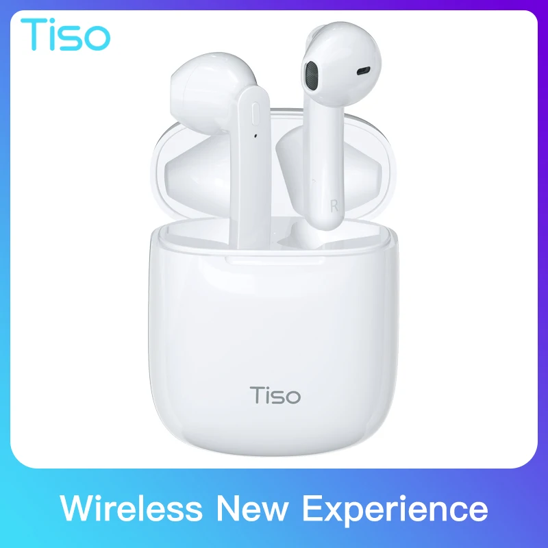 Наушники Tiso ix Bluetooth 5,0 настоящие беспроводные стерео наушники