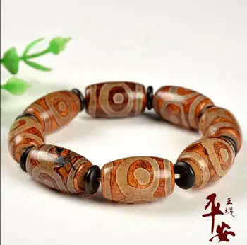 

Specials, natural Tibet three eye beads first line pharmacist old agate hand strings financial help business