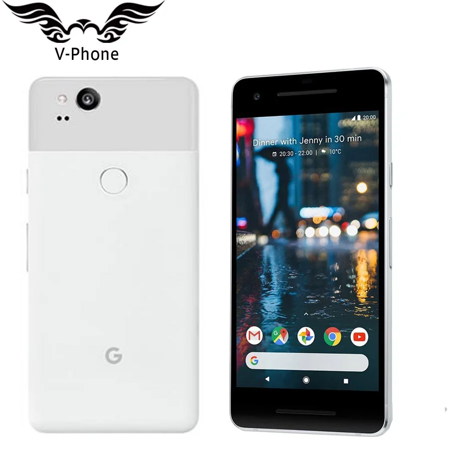 Фирменная Новинка 5 дюймов(версия ЕС) Google Pixel 2 128GB Смартфон Snapdragon 835 Octa Core 4 Гб 64 ГБ, функция отпечатков пальцев, 4G, LTE мобильный телефон