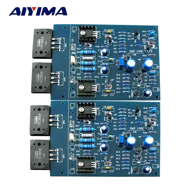 AIYIMA NAIM NAP140 AMP клон комплект 2SC2922 усилитель мощности плата Amplificador комплекты AMP для DIY 2,0 каналов J163