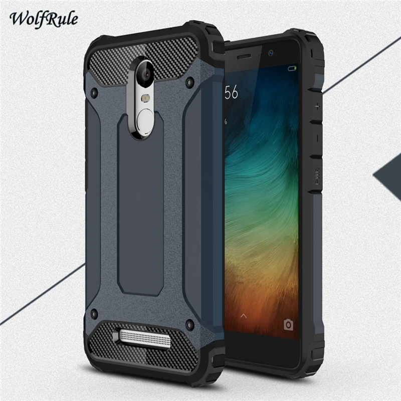 WolfRule For Cover Xiaomi Redmi Note 3 Case TPU &amp PC Armor Anti Knock Phone Pro Prime | Мобильные телефоны и