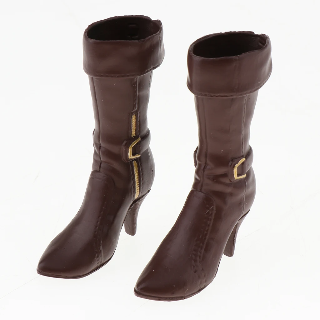 1:6 Scale Fashion High Heel Shoes Boots Model for    Kumik 12