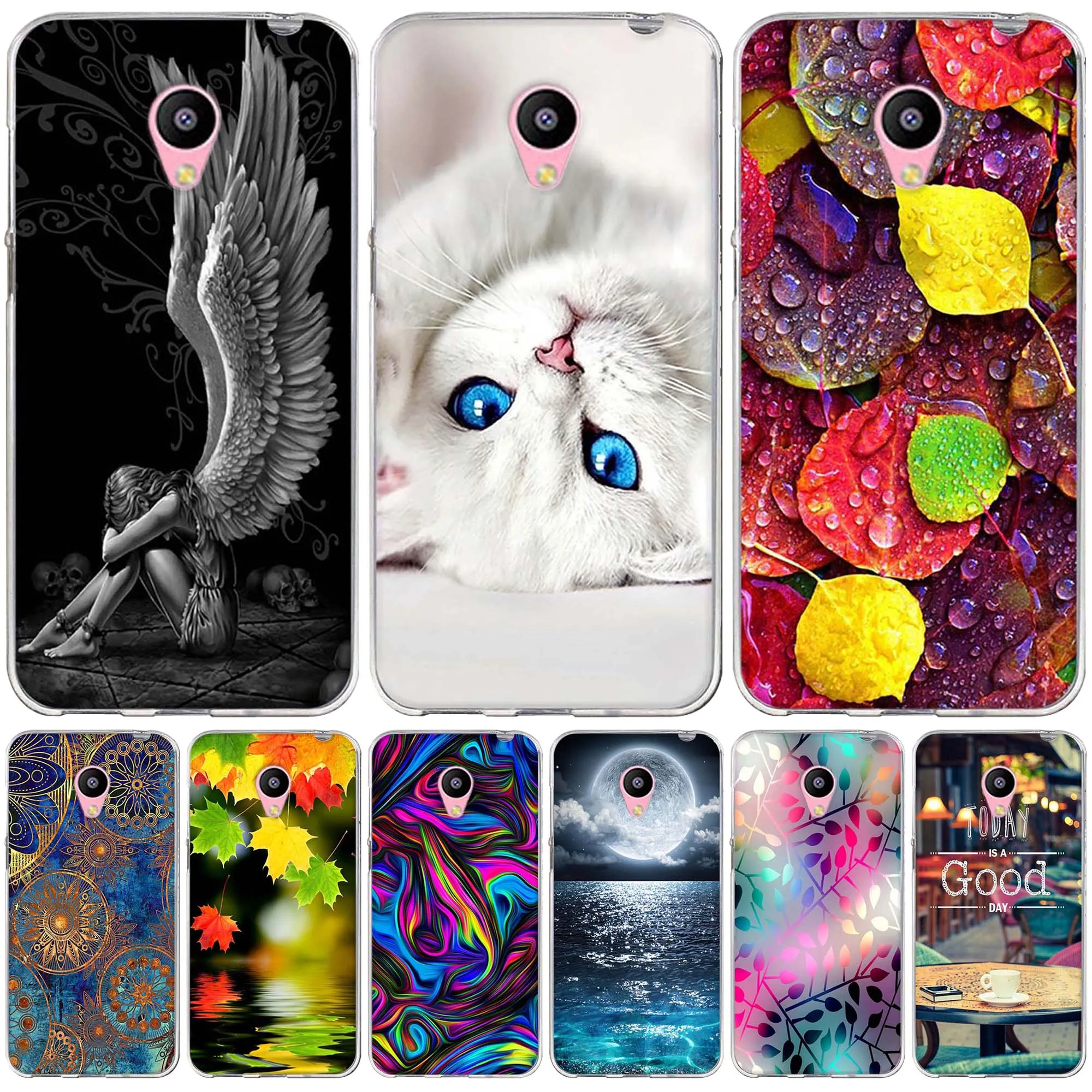 

For Meizu M2 Mini Case Soft Silicone Back Cover For Meizu M2 Mini Meilan M2 Cover 3D Luxury Fundas For Meizu M2mini Phone Cases