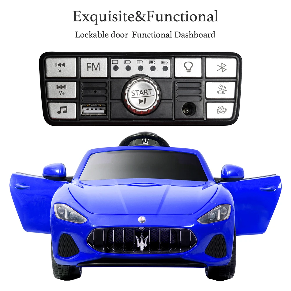 Uenjoy maserati ride on car power wheels4