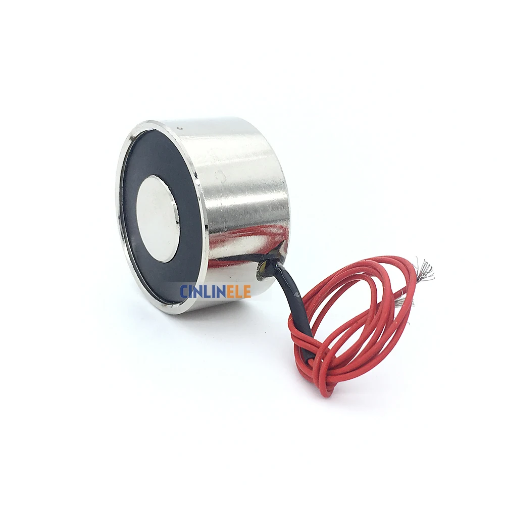 Удерживающий Электрический магнит D40mm * H20mm 25 кг/55lbs/250N Электромагнитный Подъемный