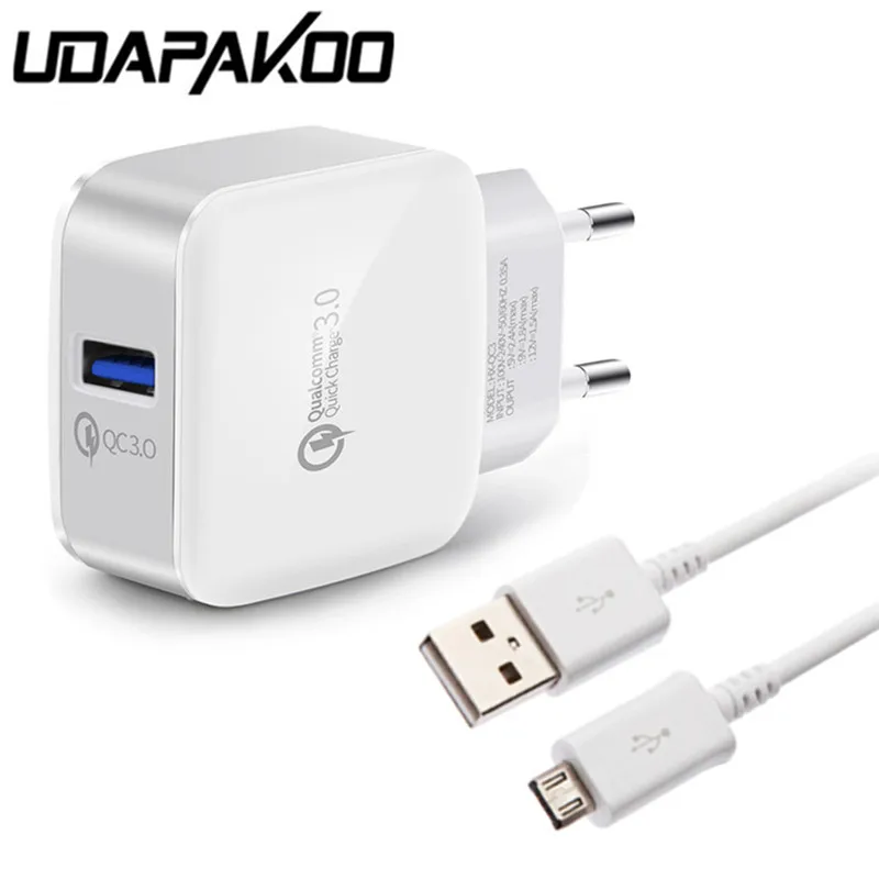 Udapakoo Micro usb Fast Charger cable for Samsung Galaxy S7 S6 redmi LG