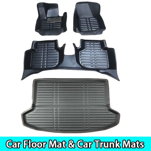 

SUNNY FOX Car floor mats for Renault Scenic Fluence Latitud Koleos Laguna Megane Talisman 5D car styling carpet floor liner
