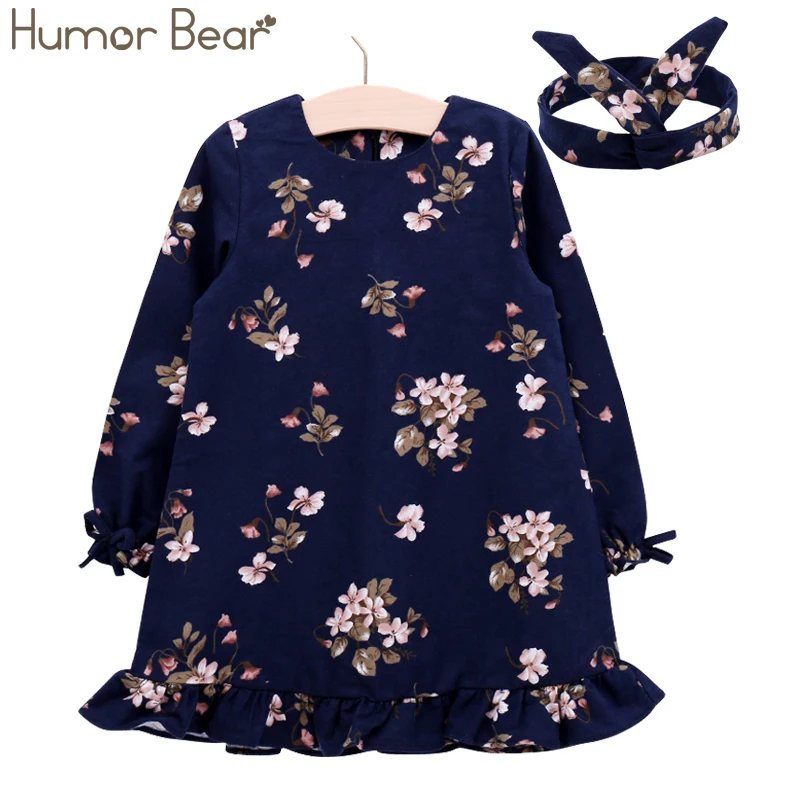 Платье Humor Bear для девочек Брендовое платье принцессы осеннее в европейском и